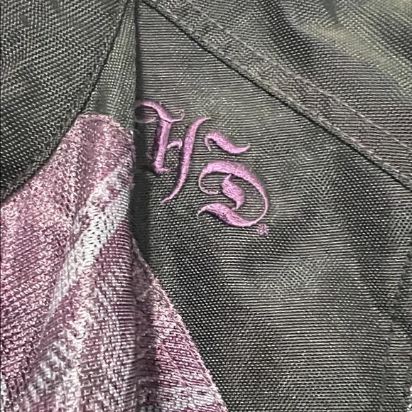 Harley-Davidson Black and Purple Women's Riding Jacket - Picture 2 of 13